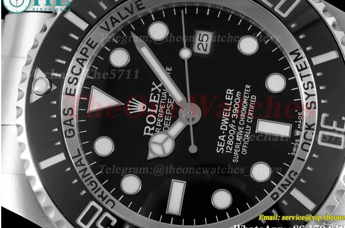 dweller APF SS 126660 VR3235 Black DeepSea 44mm Dot SS 0407